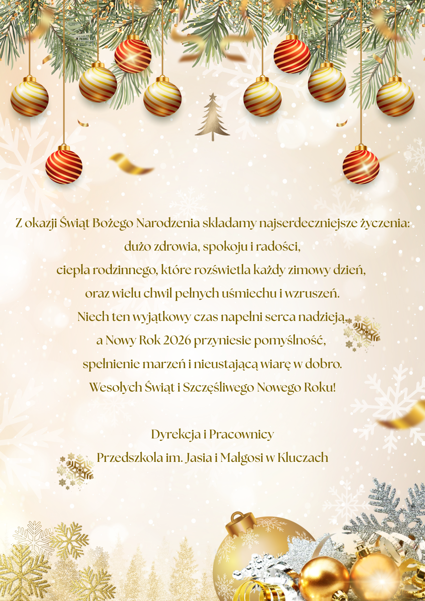 ŻYCZENIA ŚWIĄTECZNE